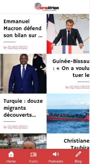 Europafrique Radio Screenshot 1
