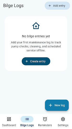 BilgeGuard Journal Screenshot 1