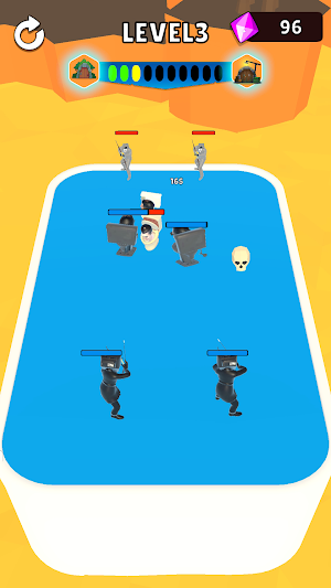 Merge Skibidy: Toilet Battle Screenshot 0