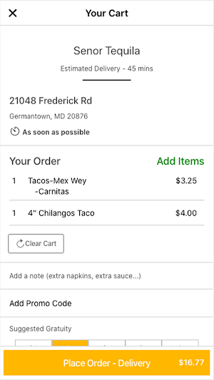 301 Delivery Screenshot 3