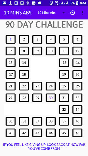90 Day Challenge Screenshot 1