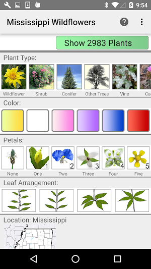 Mississippi Wildflowers Screenshot 0