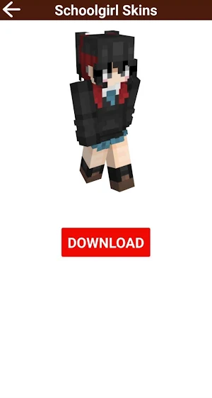 Schoolgirl Skins For Minecraft Screenshot 3