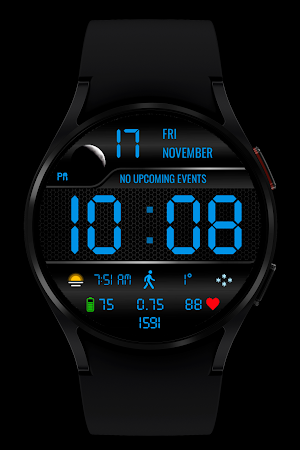 WR 007 MOD Digital Watch Face Screenshot 3