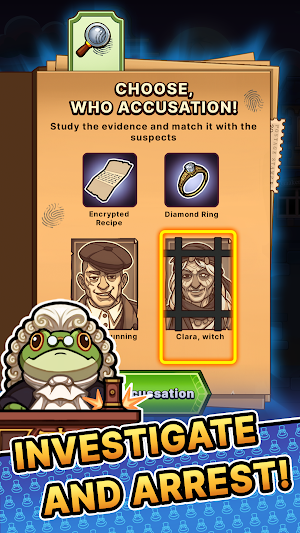 DetecToad: Detective Idle RPG Screenshot 3