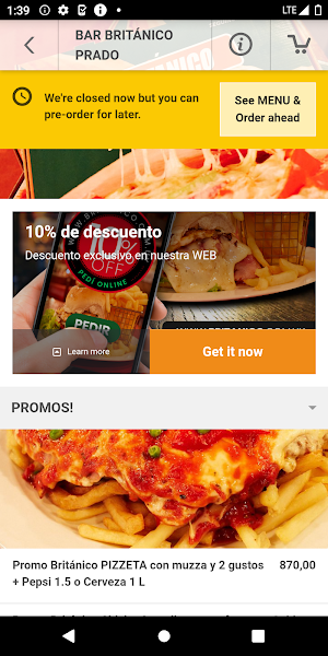 Bar Británico Prado Screenshot 2