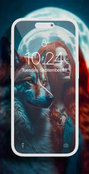 Wolf wallpapers HD Screenshot 1