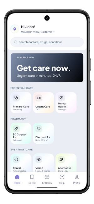 VURV® Digital Health Hub Screenshot 1