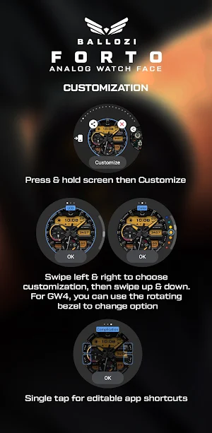 BALLOZI Forto Watch Face Screenshot 3