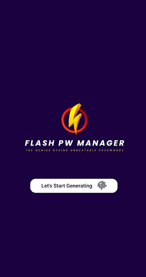 flash pw manager Screenshot 0