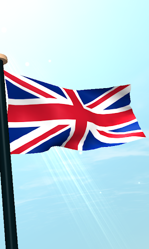 UK Flag 3D Free Live Wallpaper Screenshot 3