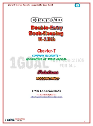 Account Class-12 Solutions (TS Grewal Vol-2) 2017 Screenshot 1