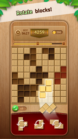 WoodPuz - Wood Block Puzzle Screenshot 3