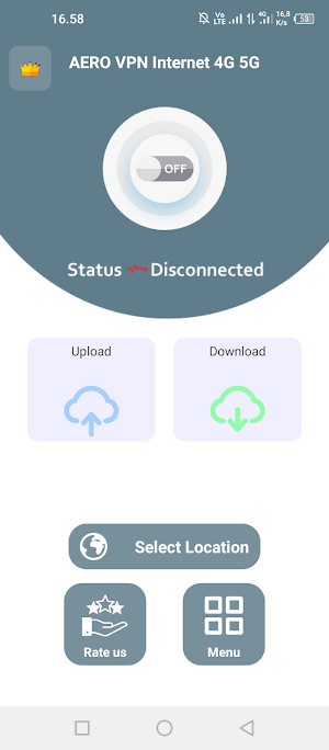 AERO VPN Internet 4G 5G Screenshot 0