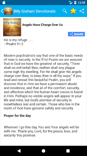 Billy Graham Daily Devotion Screenshot 1