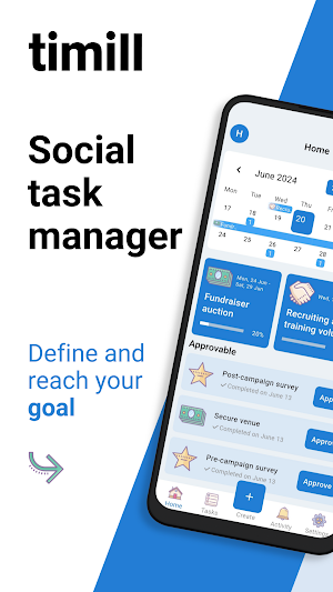 Timill - social task manager Screenshot 0
