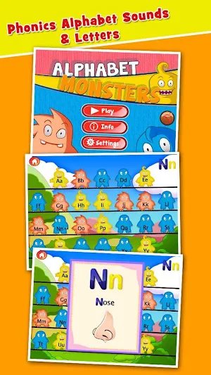 Alphabet Monsters: Learn ABC Screenshot 0