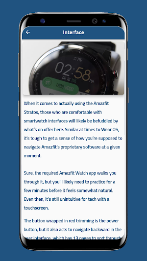 Amazfit Stratos Guide Screenshot 3