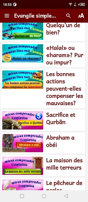 Evangile exposé simplement Screenshot 1
