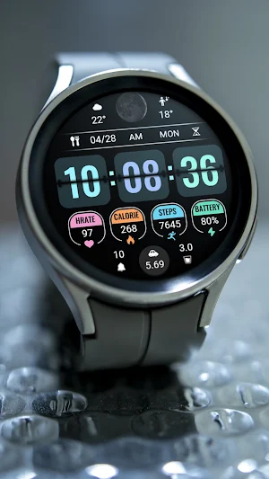 Page Flipping Data ZKin Watch Screenshot 3