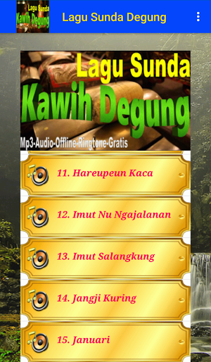 Lagu Sunda Kawih Degung Screenshot 2