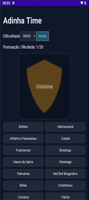 Série A Quiz: Adivinhe o Time Screenshot 1