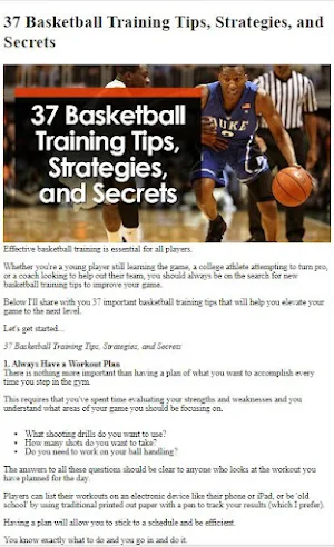 How to Do Basketball Training Screenshot 0