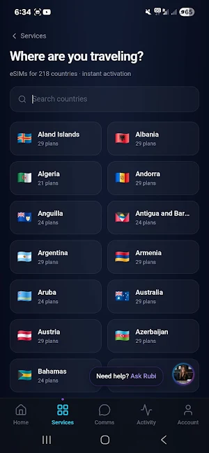 Infiniti Mobile Screenshot 2
