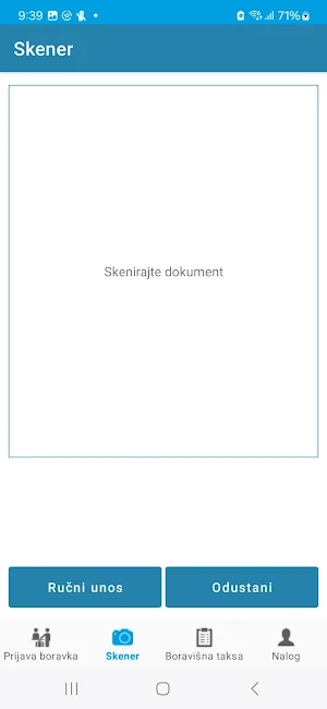 Prijava boravka Screenshot 2