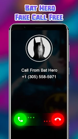 Bat Hero Prank Call Simulator Screenshot 1
