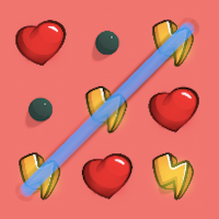 Tic Tac Toe: Hearts and Stars