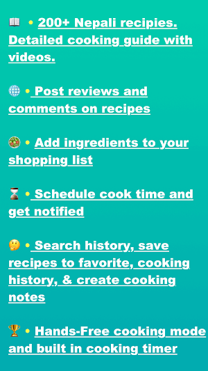 YumYum: Nepali Food Recipes & Videos Screenshot 1