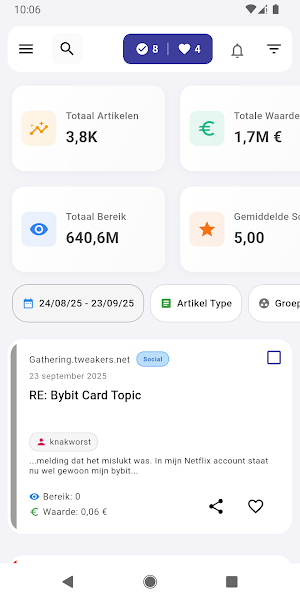 Monalyse Mobile Screenshot 1