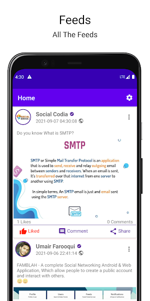 FAMBLAH - A Social Networking Platform Screenshot 2