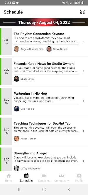 Dance Teacher Web Conference Screenshot 2