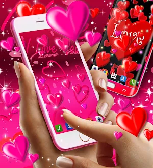 I love you live wallpaper Screenshot 1