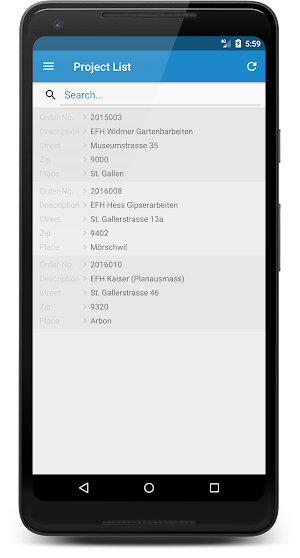 SORBA Devis Screenshot 2