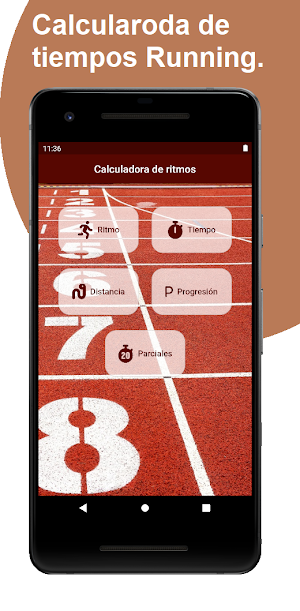 Calculadora de Tiempos Running Screenshot 0