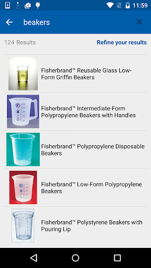 Fisher Scientific Screenshot 0