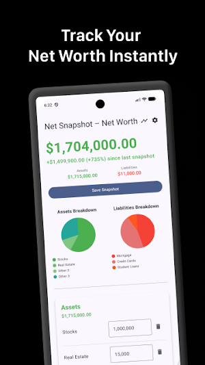Net Snapshot – Net Worth Screenshot 0