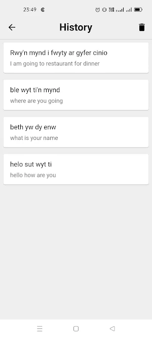 Welsh To English Translator Screenshot 2