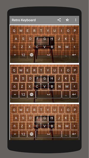 Retro Keyboard Theme Screenshot 0