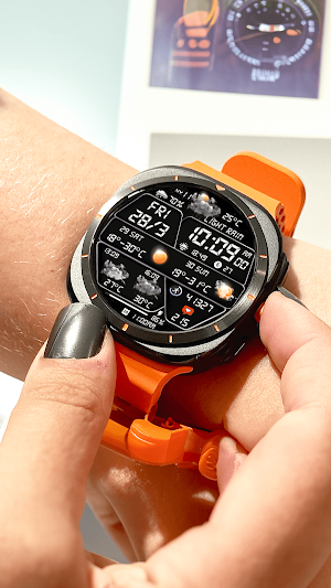 N-SPORT735 Weather Watch Face Screenshot 2