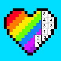 RAINBOW Color by Number - 2D & 3D Pixel Art