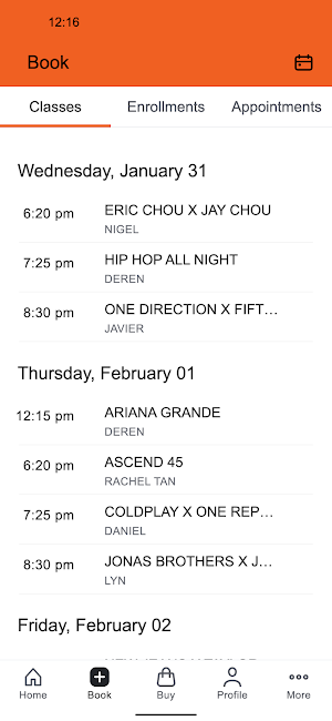 Ascend Fitness SG Screenshot 1