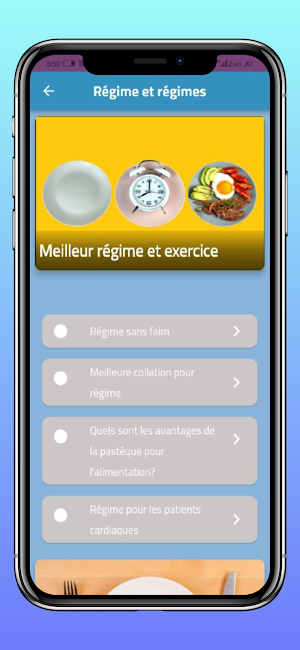 Régime et régimes Screenshot 2