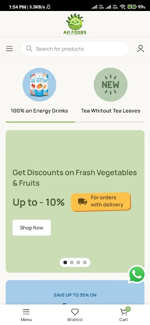 Aji Foods Screenshot 0