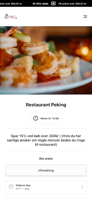 Restaurant Peking Screenshot 1