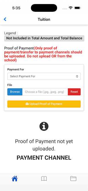 IHMC-P Mobile Portal Screenshot 1