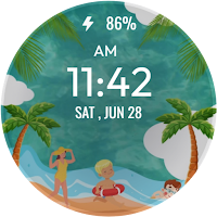 3D Summer WatchFace